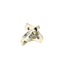 Load image into Gallery viewer, Nicky Butler SS Amethyst Multi Gem Crest Ring