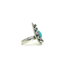 Load image into Gallery viewer, Nicky Butler SS Turquoise &amp; Moonstone Bold Pear Gem Ring