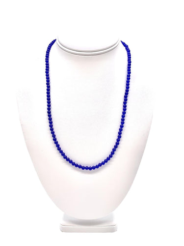Nicky Butler Sterling Silver Blue Quartzite 20.75” Bead Necklace