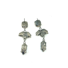 Load image into Gallery viewer, Nicky Butler Fashion Aurora Borealis &amp; Clear Crystal Marquise Drop Earrings