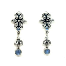 Load image into Gallery viewer, Nicky Butler SS White Topaz Multi Gem Dop Earrings