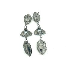 Load image into Gallery viewer, Nicky Butler Fashion Aqua &amp; Multi Crystal Marquise Drop Earrings