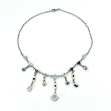 Load image into Gallery viewer, Nicky Butler SS Eilat Multi Gem Chandelier Drop Necklace