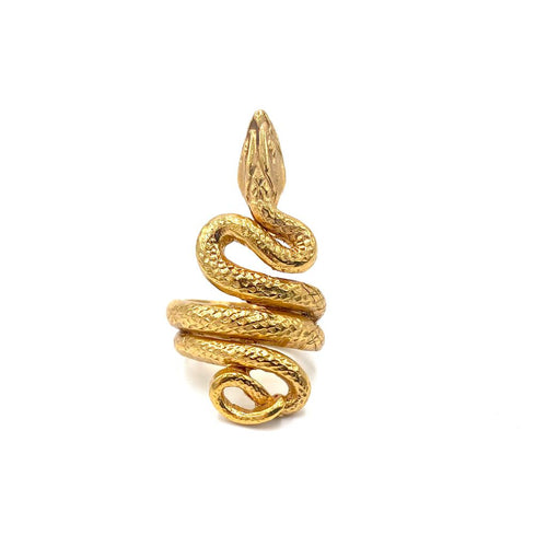Nicky Butler Fashion Gold-Tone Serpent Knuckle Ring