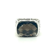 Load image into Gallery viewer, Nicky Butler SS Smokey Quartz Cushion Ring