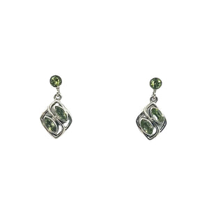 Nicky Butler SS Peridot Gem Drop Earrings