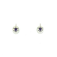 Load image into Gallery viewer, Nicky Butler SS Amethyst Oval Stud Earrings