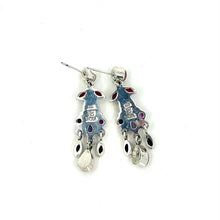 Load image into Gallery viewer, Nicky Butler SS Rhodonite Multi Gem Drop Earrings