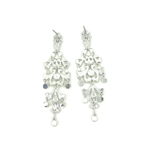 Nicky Butler Fashion Clear Crystal Chandelier Drop Earrings