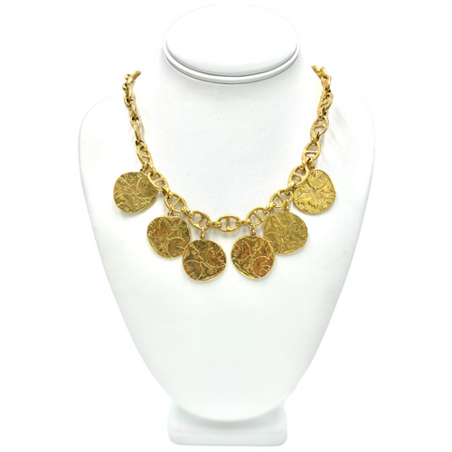 Nicky Butler Fashion Gold-Tone Dove Medallion Necklace