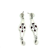 Load image into Gallery viewer, Nicky Butler SS Garnet Multi Gem Drop Earrings