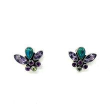 Load image into Gallery viewer, Nicky Butler SS Eilat Multi Gem Clip-On Earrings