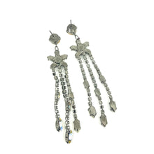 Load image into Gallery viewer, Nicky Butler Fashion Aurora Borealis &amp; Clear Crystal Chandelier Drop Earrings