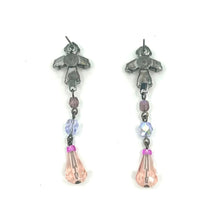 Load image into Gallery viewer, Nicky Butler Fashion Pink &amp; Multi Crystal Drop Earrings