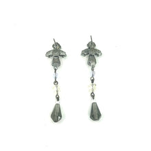 Load image into Gallery viewer, Nicky Butler Fashion Smokey &amp; Multi Crystal Drop Earrings