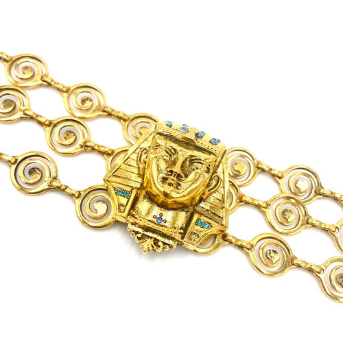 Nicky Butler Fashion Gold-Tone Pharaoh Bracelet