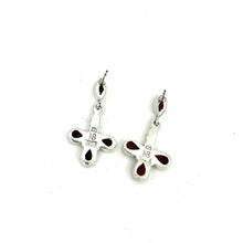 Load image into Gallery viewer, Nicky Butler SS Garnet Multi Gem Drop Earrings