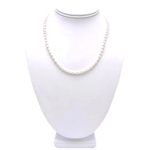 Load image into Gallery viewer, Nicky Butler SS 18” Freshwater Cultured Rice Pearl Necklace w/2” extender