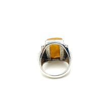 Load image into Gallery viewer, Nicky Butler SS Goldy Quartz Curved Gemstone Ring