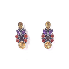 Load image into Gallery viewer, Nicky Butler SS Citrine Multi Gem Earrings