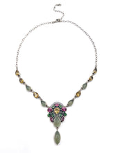 Load image into Gallery viewer, Nicky Butler SS Prehnite Multi Gem Drop Necklace